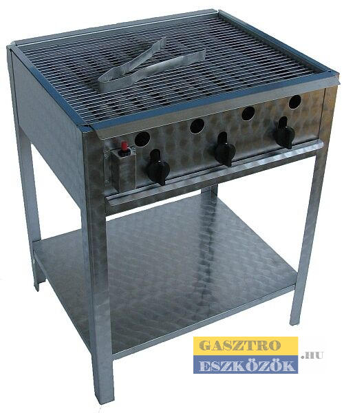Álló grillsütő - grillező PB gázos 12kW - BGS3G