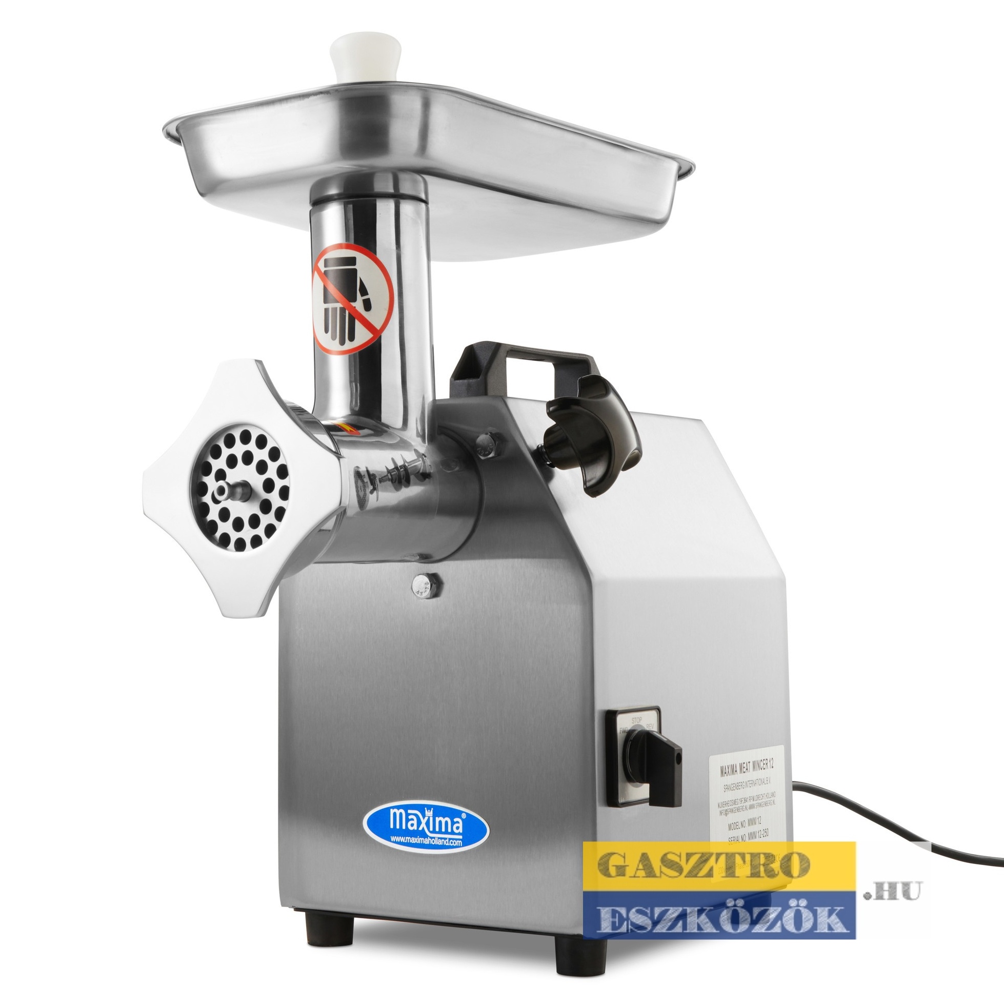 Maxima MMM 12-es húsdaráló inox 230 Volt
