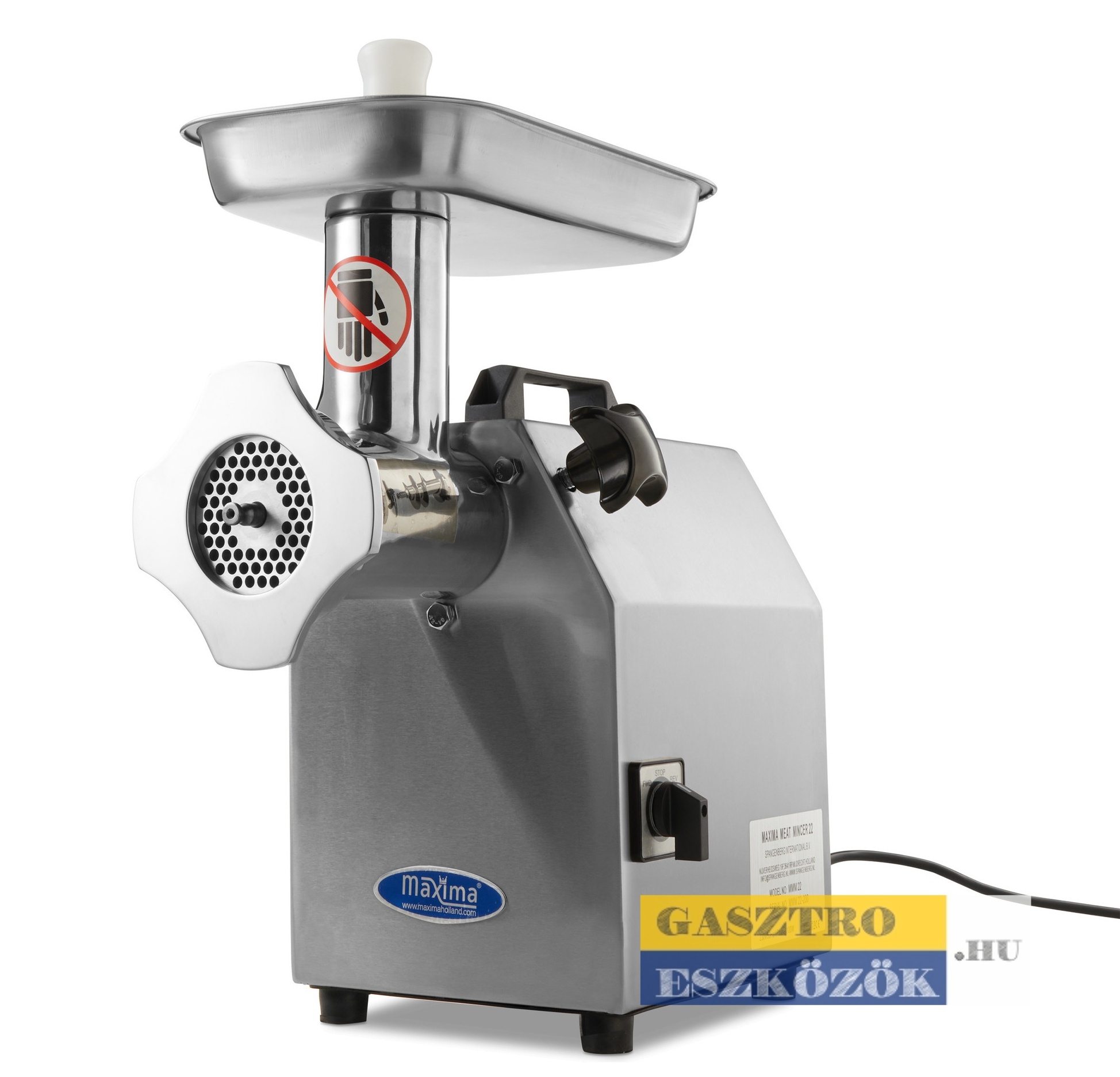 Maxima MMM 22-es húsdaráló inox 230 Volt