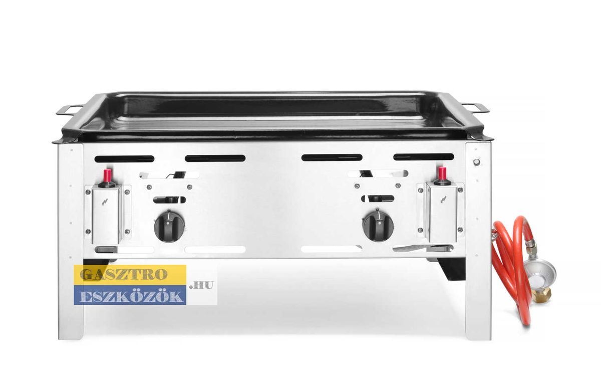 Hendi 154618 pecsenyesütő asztali gázgrill PB gázos 11,6 kW
