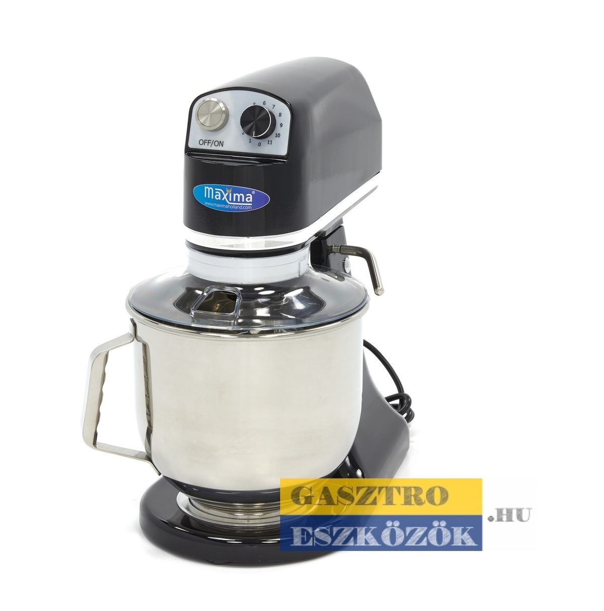 Maxima MPM 7 liter planetáris mixer - fekete