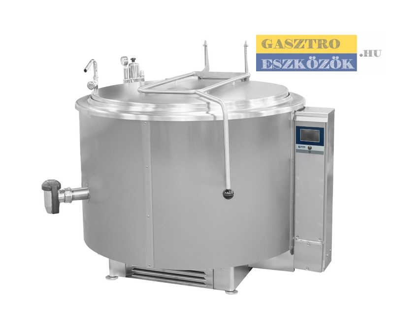 RKG-305 Gázüzemű főzőüst érintőképernyővel - 300 literes